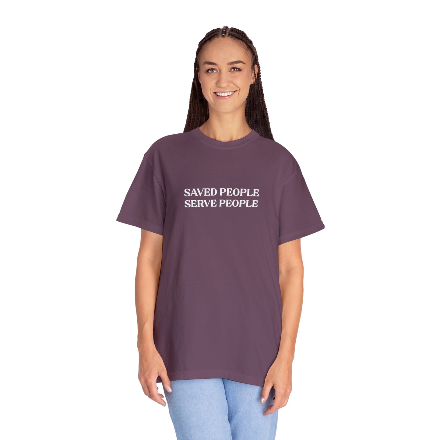 Saved People Serve People Tee