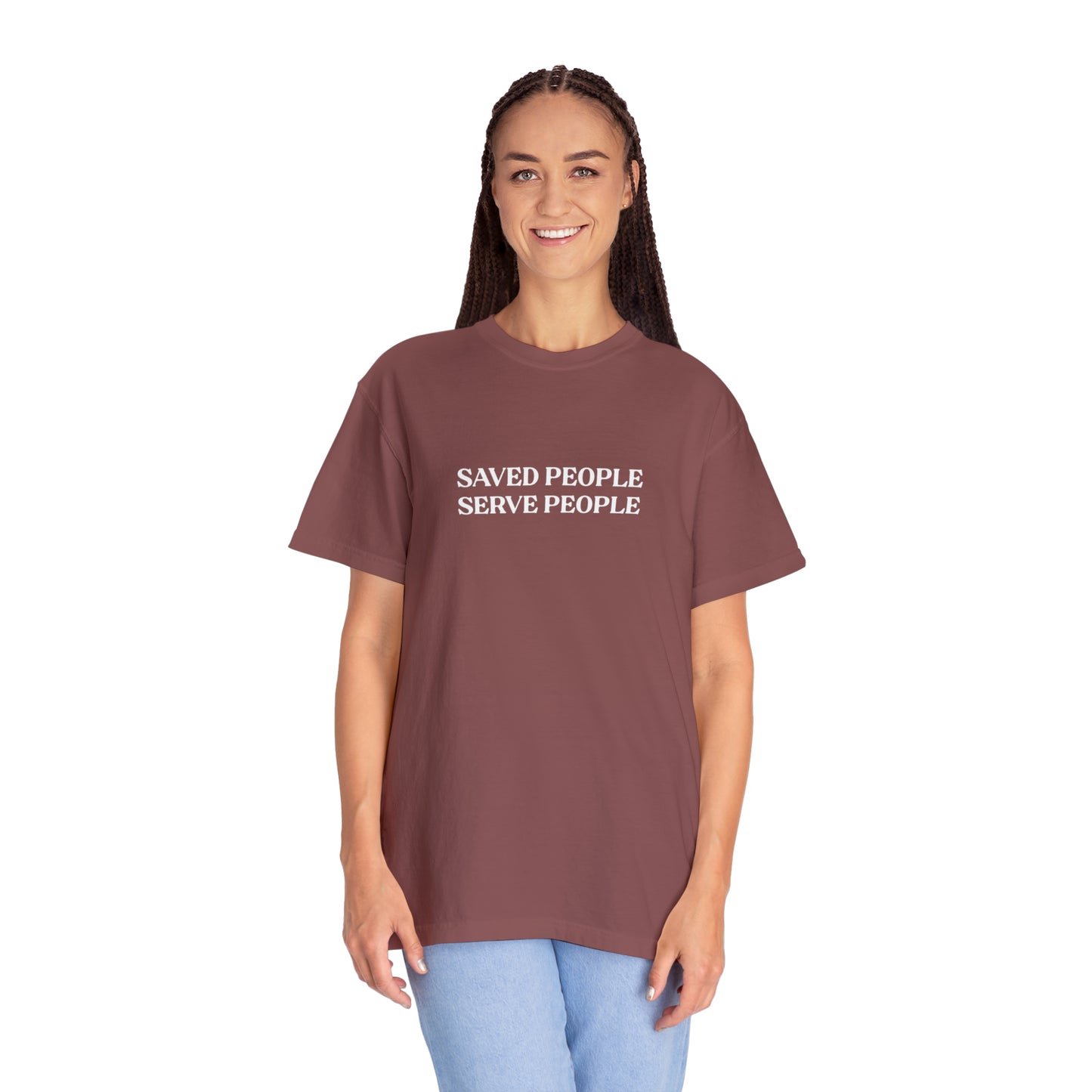 Saved People Serve People Tee