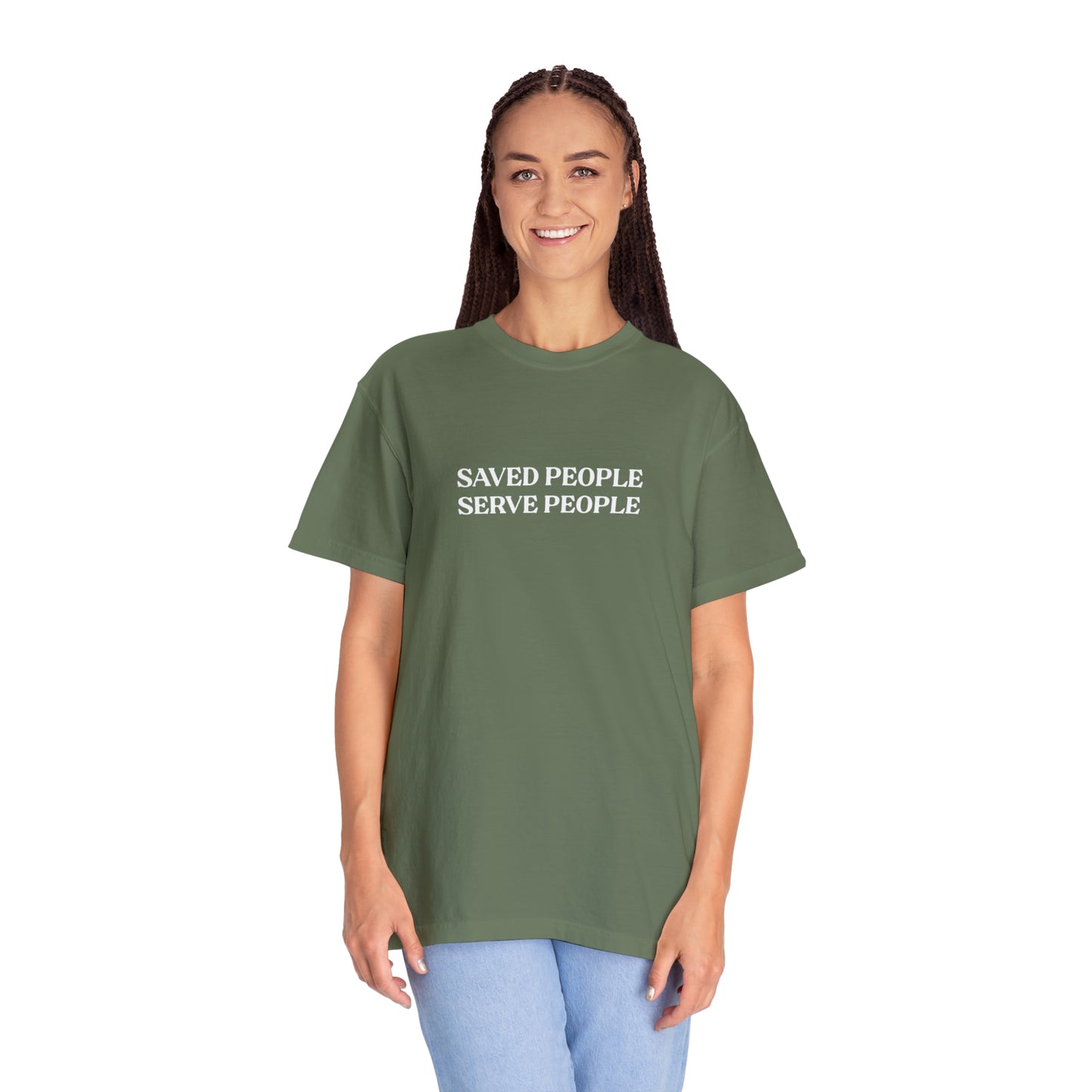 Saved People Serve People Tee