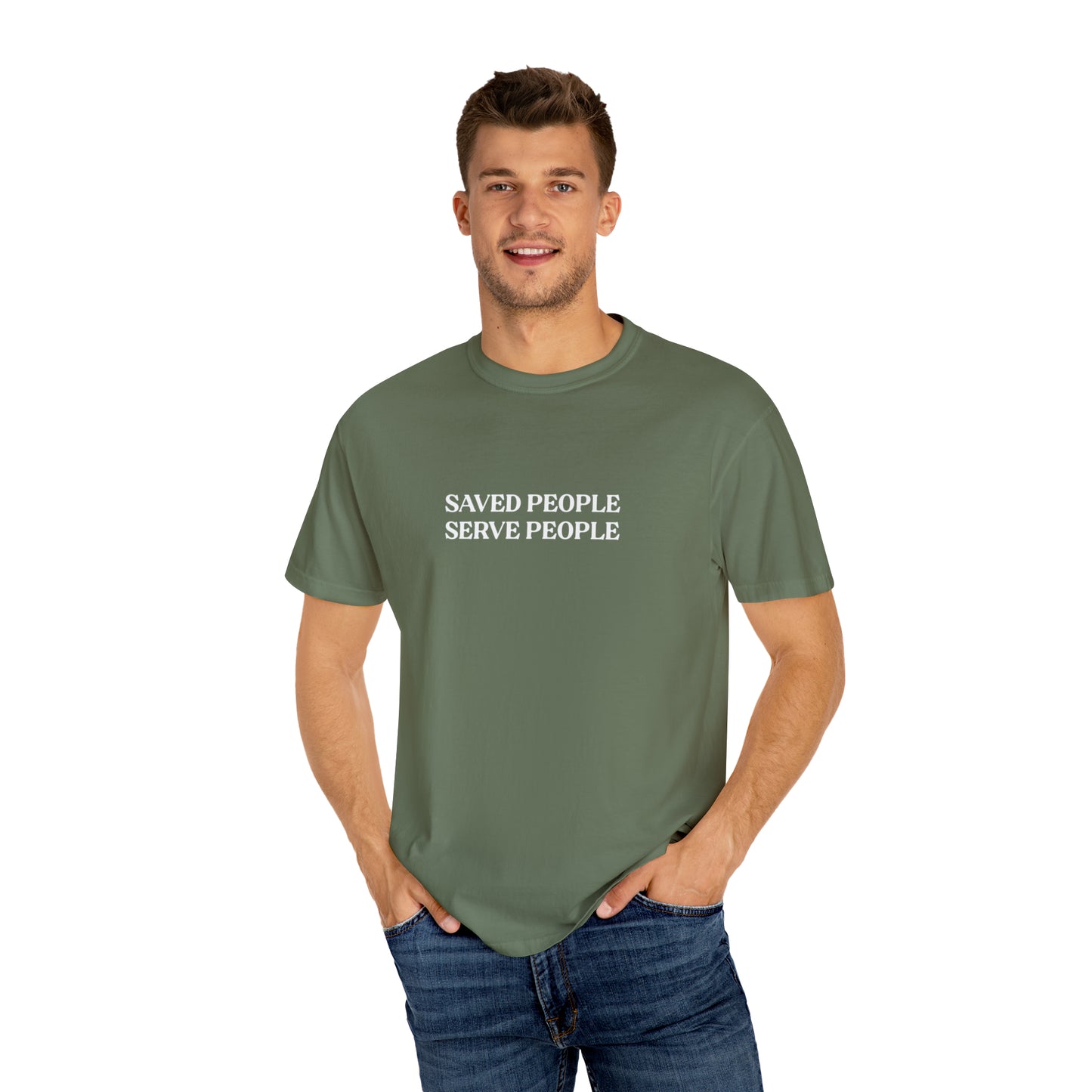 Saved People Serve People Tee